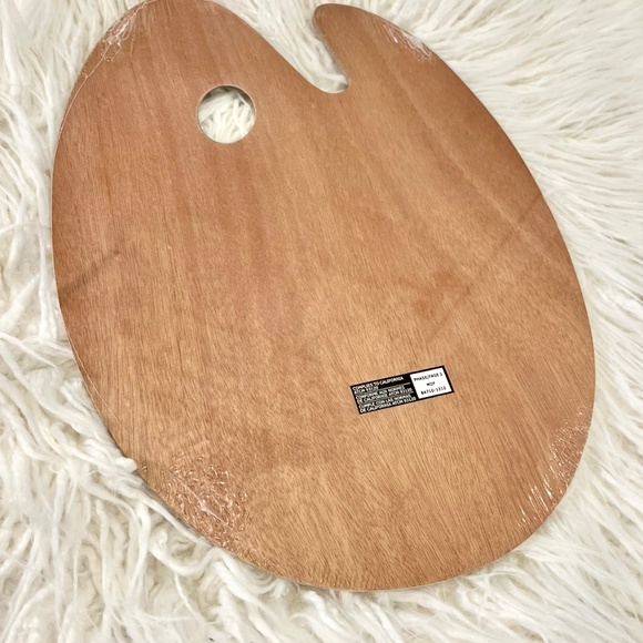 Michaels "Large Oval wood Palette with Knives" NWT - Picture 2 of 3